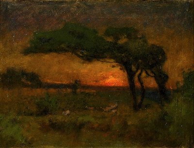 Abendlandschaft von Elliot Daingerfield